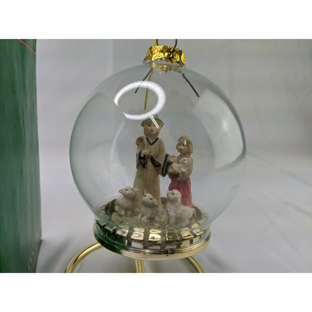 Christmas Around The World Glass Ornament Shepherd Glass 1995 House Of‎ Lloyd - Picture 3 of 6